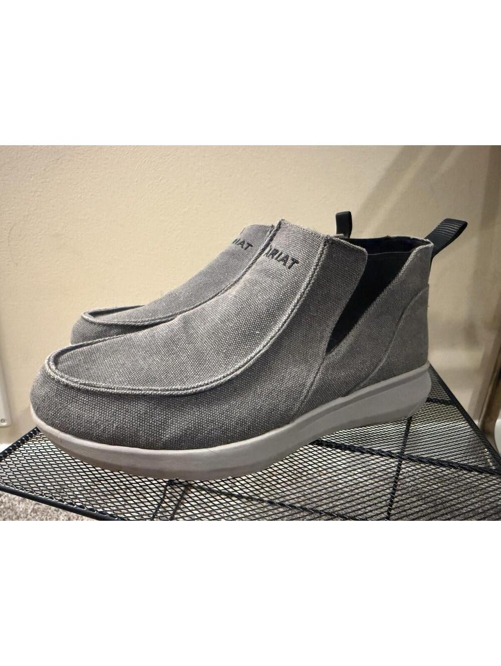 Ariat Men's Hilo Midway Charcoal Grey Slip On Shoes - Men’s 9.5EE -  10042397